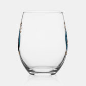 常に上品 ステムなしワイングラス (左)