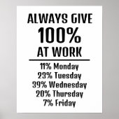 常に与え皮肉な作品のユーモアのポスター ポスター (正面)