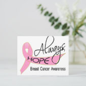 常に乳がんを望む ポストカード (スタンド正面)