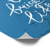 常に人生の明るい側面を見る ポスター (角)