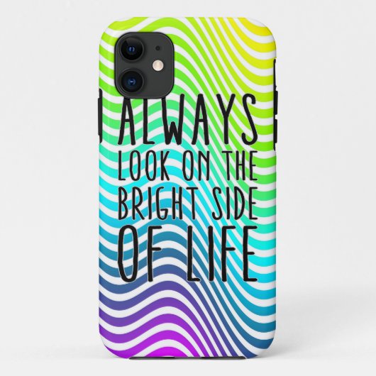常に人生の明るい側面を見る Case-Mate iPhoneケース (裏面)