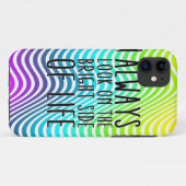 常に人生の明るい側面を見る Case-Mate iPhoneケース (裏面(横))