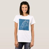 常に人生の明るい側面を見る Tシャツ (正面フル)
