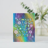 常に人生の明るい面を見る ポストカード (スタンド正面)