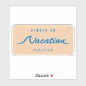 常に休暇 シール (シート)