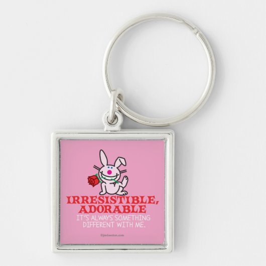 常に何か違うを キーホルダー (正面)