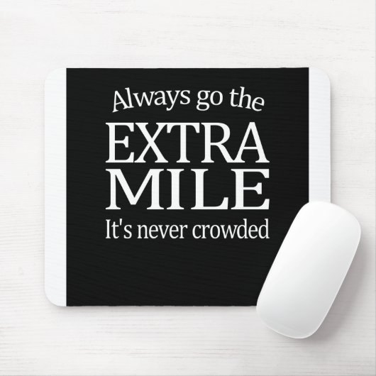 常に余分マイルは行きます マウスパッド (マウス)