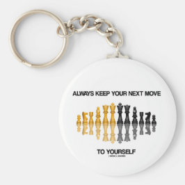 常に保自分のチェスユーモアに次の動き キーホルダー
