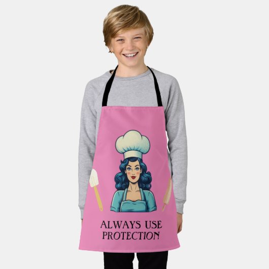 常に保護を使用 エプロン (着用した状態)