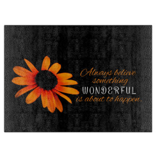 常に信じて下さい カッティングボード