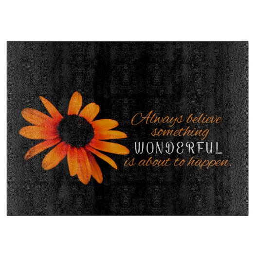 常に信じて下さい カッティングボード (正面)