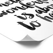 常に信じ素晴らしいもの… ポスター (角)