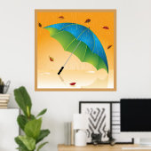 常に傘の下に部屋がある – シリーズ ポスター (ホームオフィス)