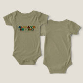 常に優しい引用文ユニセックス/大人と子供 (デザイン正面&裏面)