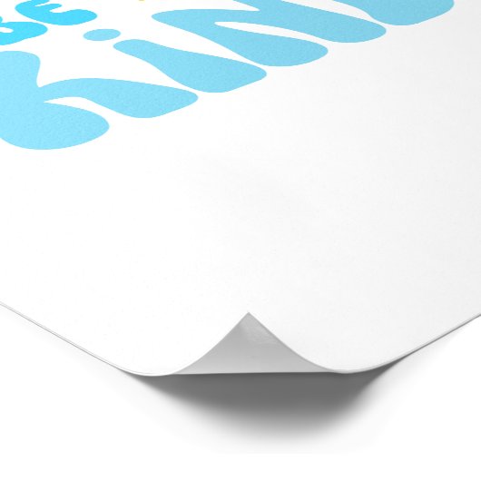 常に優しい感動的引用文 ポスター (角)