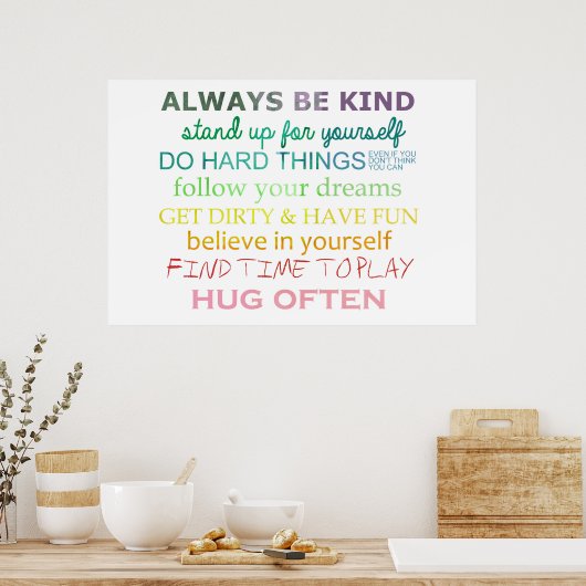 常に優しい ポスター (キッチン)