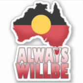 常に先住民になる、オーストラリア シール (正面)