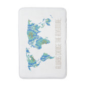 常に冒険を選択 |世界ビクトリアン地図 バスマット (正面縦)