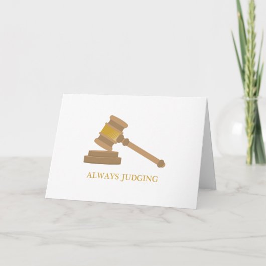 常に判断する カード (正面)