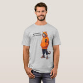 常に厳しく、集中できる – カスタマイズ可能なTシャツ Tシャツ (正面フル)