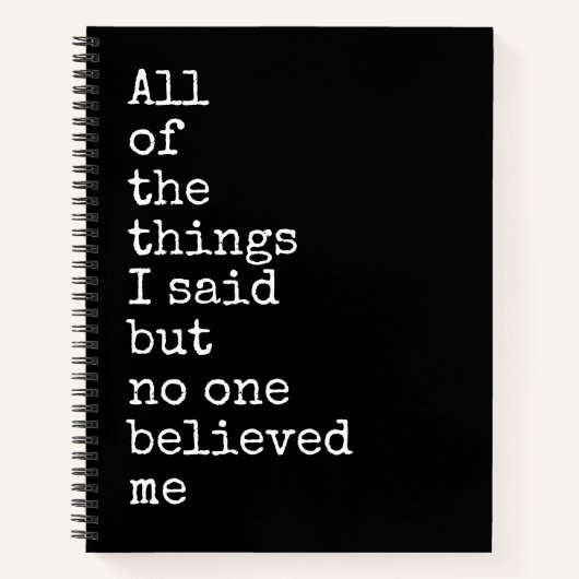 常に右スパイラルノートブック ノートブック (正面)