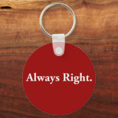 常に右。 キーホルダー (正面)