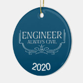 常に土木技師 セラミックオーナメント (左)