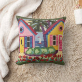 常に夏のチャーム熱帯カラフル クッション (ブランケット)