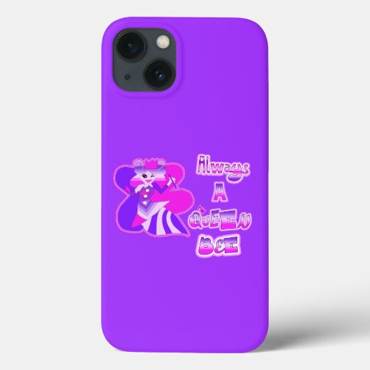 常に女王は紫色 Case-Mate iPhoneケース (裏面)