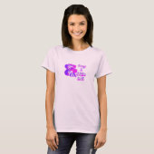 常に女王蜂 ホットピンクボタン Tシャツ (正面フル)
