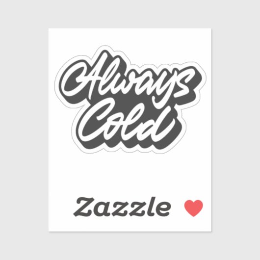 常に寒い シール (シート)