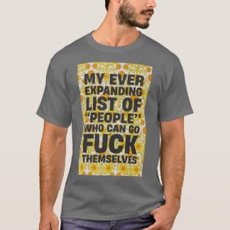 常に展開リスト Tシャツ