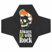 常に岩で照らされる サッカーボール (フラット)