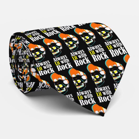 常に岩で照らされる ネクタイ (ロール)