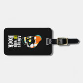 常に岩で照らされる ラゲッジタグ (正面横)