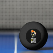 常に岩で照らされる 卓球ボール (ネット)