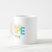 常に希望を愛する コーヒーマグカップ (正面左)