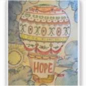 常に希望を持つ シール (正面)