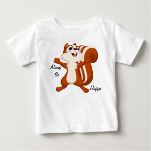 常に幸せでいる ベビーTシャツ