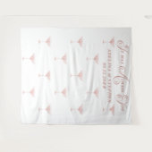 常に引用文の背景を結婚描く タペストリー (正面(横))