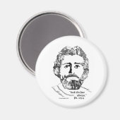 "常に彼の顔を求める" Ps.105:4 マグネット (正面/裏面)