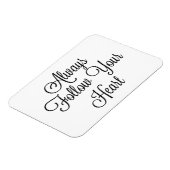 常に後を追ハート マグネット (左側)