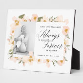 常に心の中に 永遠に心にメモリアル フォトプラーク (側面)