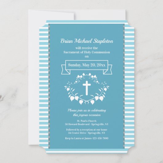 常に忠実な宗教招待状 招待状 (正面)