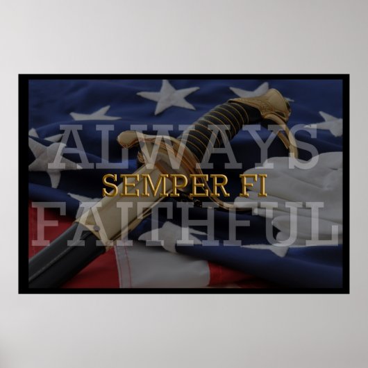 常に忠実 – Semper Fiポスター ポスター (正面)