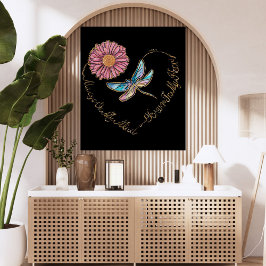 常に念頭に置いて常にハートトンフライフローラ ポスター