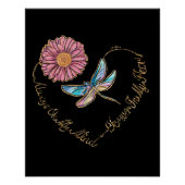 常に念頭に置いて常にハートトンフライフローラ ポスター (正面)