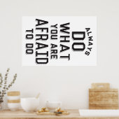 常に恐れていることをする ポスター (キッチン)