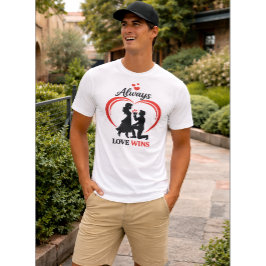 常に愛が勝つ ユニセックス ベラ キャンバスTシャツ Tシャツ