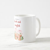 「常に愛され、受け入れられる」 🐻 コーヒーマグカップ (正面右)